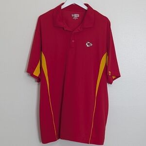 Kansas City Chiefs Polo NFL 2XL Red Short Sleeve